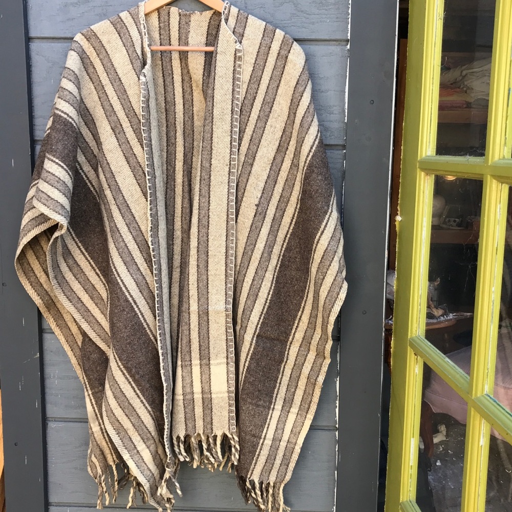 Wool Blanket Shawl